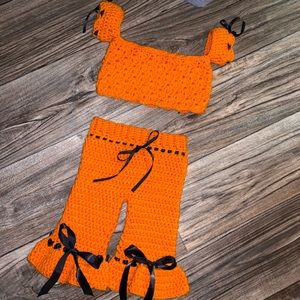 2 piece child’s Handmade crochet set.